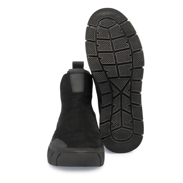 Siyah Nubuk Deri Erkek Bot - E23K1BT56395-A64 - 4