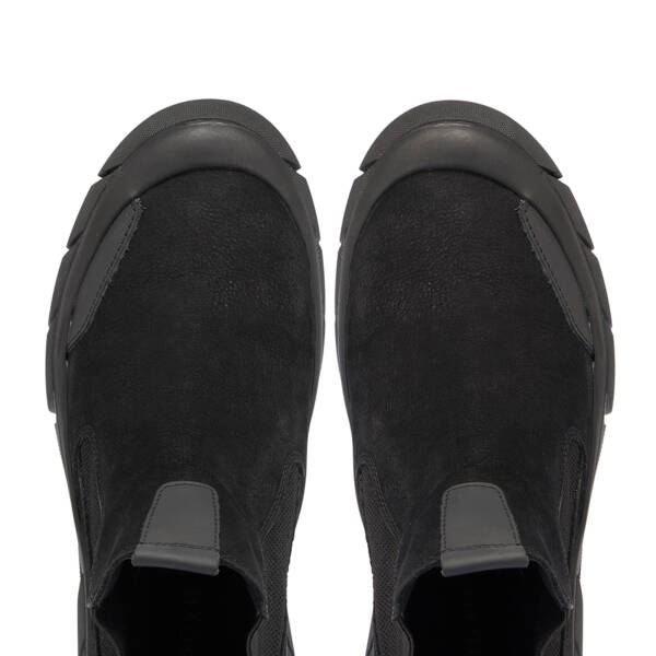 Siyah Nubuk Deri Erkek Bot - E23K1BT56395-A64 - 5