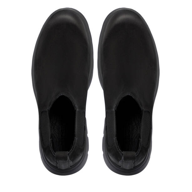 Siyah Nubuk Deri Erkek Bot - E25K1BT57468-A64 - 5