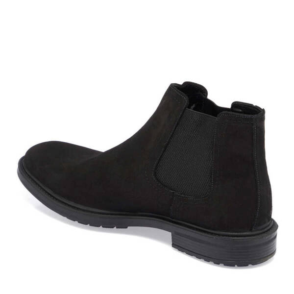Siyah Hakiki Nubuk Deri Erkek Casual Bot - E23K1BT56414-A64 - 3