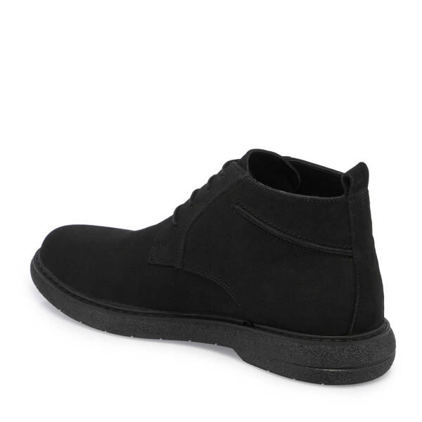 Siyah Nubuk Deri Erkek Casual Bot - E24K1BT56952-A64 - 2