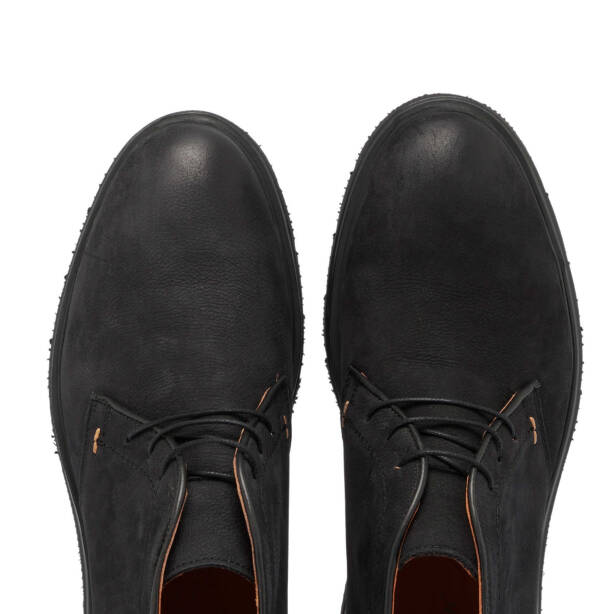 Siyah Nubuk Deri Erkek Casual Bot - E24K1BT57014-A64 - Tergan