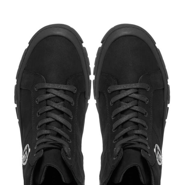 Siyah Nubuk Deri Erkek Casual Bot - E24K1BT57080-A64 - 5