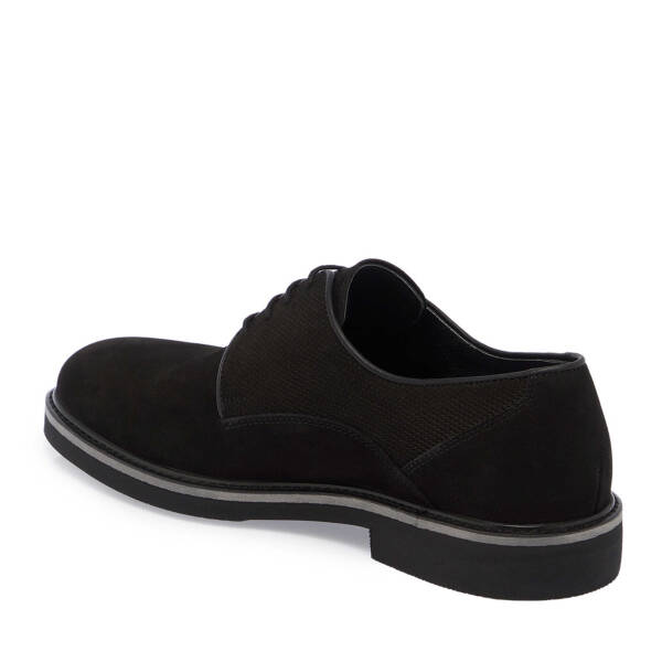 Siyah Nubuk Deri Erkek Klasik Ayakkabı - E24S1AY56953-A64 - 2