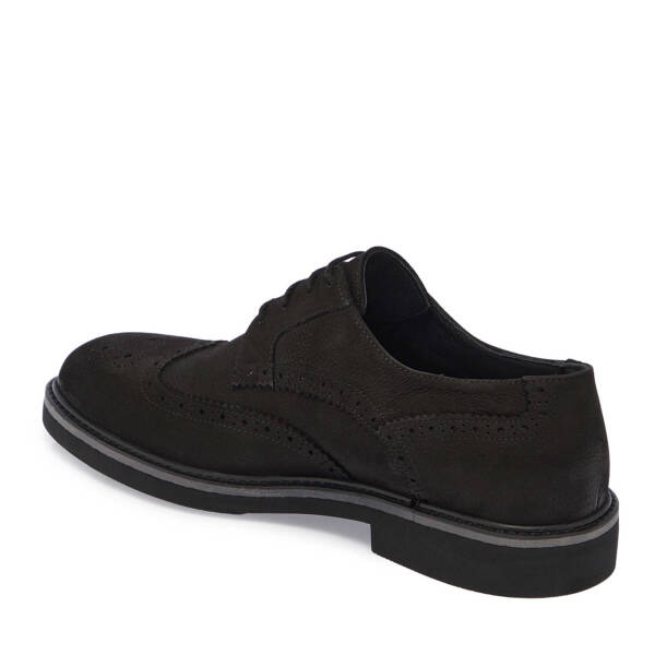 Siyah Nubuk Deri Erkek Klasik Ayakkabı - E24S1AY56954-A64 - 2