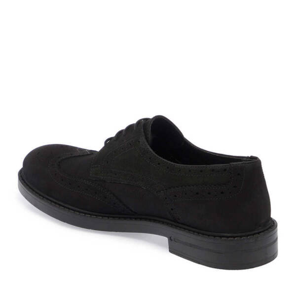 Siyah Nubuk Deri Erkek Klasik Ayakkabı - E24S1AY56985-A64 - 2