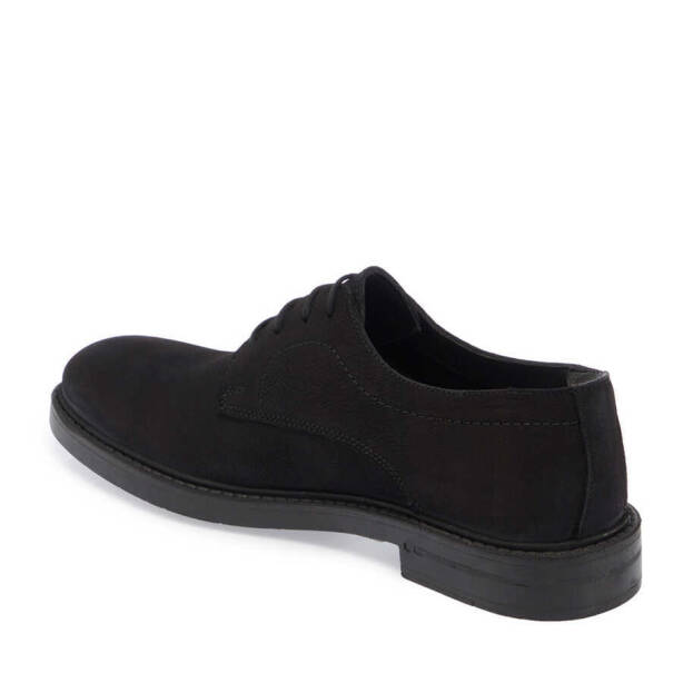 Siyah Nubuk Deri Erkek Klasik Ayakkabı - E24S1AY56987-A64 - 2