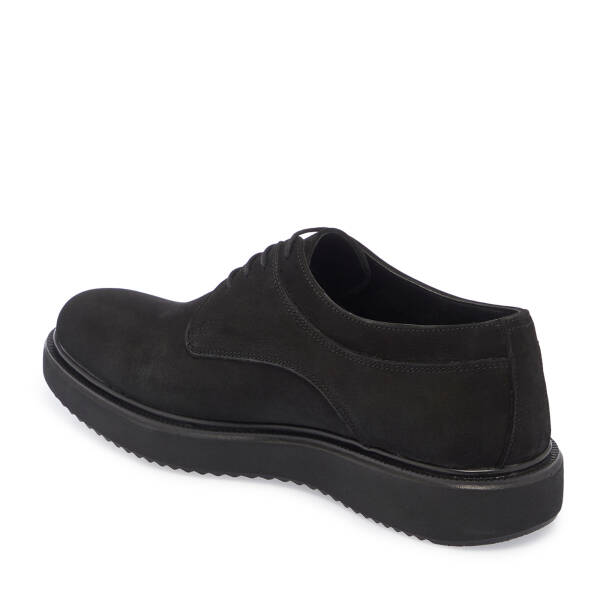 Siyah Hakiki Nubuk Deri Erkek Klasik Ayakkabı - E25S1AY57506-A64 - 3