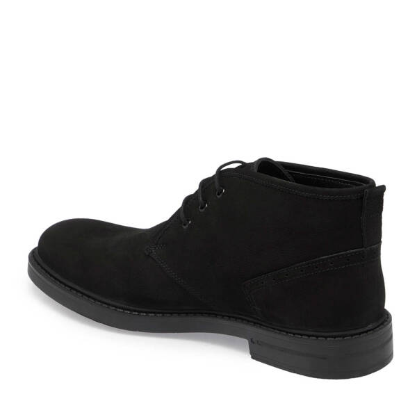 Siyah Nubuk Deri Erkek Klasik Bot - E24K1BT56988-A64 - 2
