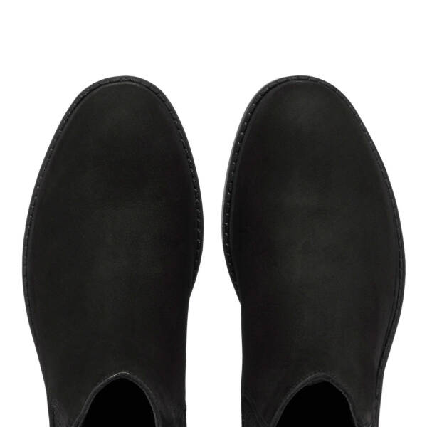 Siyah Nubuk Deri Erkek Klasik Bot - E24K1BT56989-A64 - 5