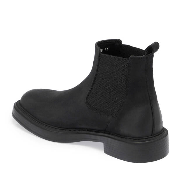 Siyah Nubuk Deri Erkek Klasik Bot - E24K1BT57040-A64 - 2