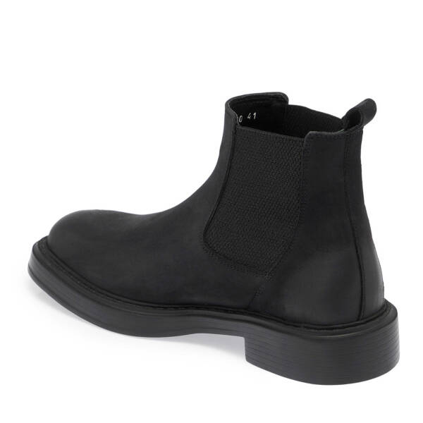 Siyah Nubuk Deri Erkek Klasik Bot - E24K1BT57040-A64 - 2