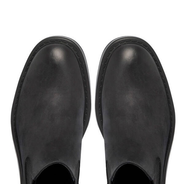 Siyah Nubuk Deri Erkek Klasik Bot - E24K1BT57040-A64 - 5