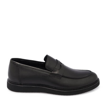  Siyah Nubuk Deri Erkek Loafer - E24I1AY56598-A23 - 3