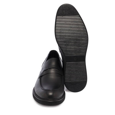  Siyah Nubuk Deri Erkek Loafer - E24I1AY56598-A23 - 4