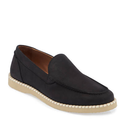 Siyah Nubuk Deri Erkek Loafer - E24I1AY56641-A64 