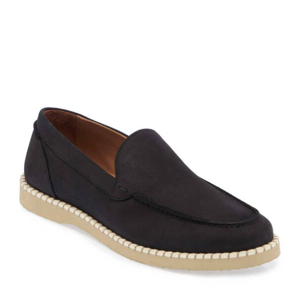 Siyah Nubuk Deri Erkek Loafer - E24I1AY56641-A64 - 1