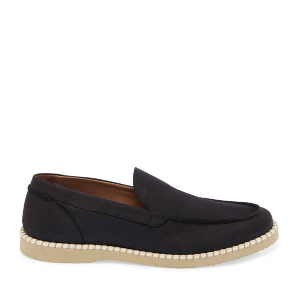 Siyah Nubuk Deri Erkek Loafer - E24I1AY56641-A64 - 3