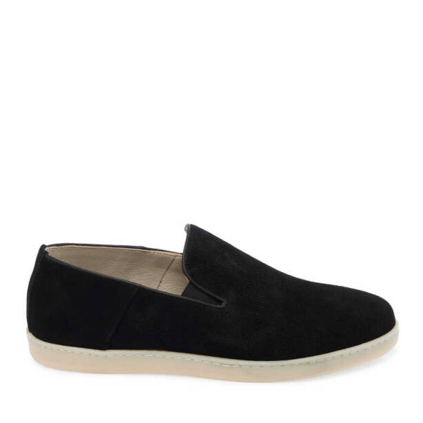 Siyah Nubuk Deri Erkek Loafer - E24I1AY56695-A64 - 3