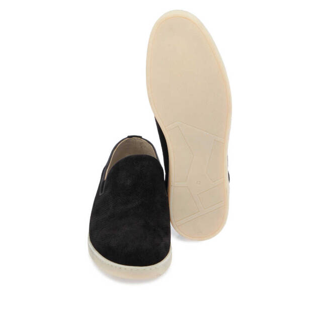 Siyah Nubuk Deri Erkek Loafer - E24I1AY56695-A64 - 4