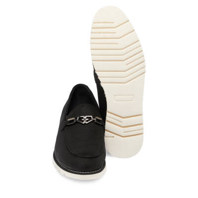 Siyah Nubuk Deri Erkek Loafer - E24I1AY56783-A64 - 4