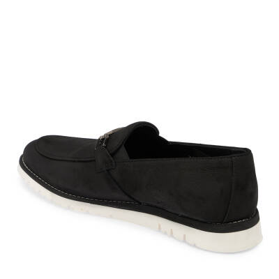  Siyah Nubuk Deri Erkek Loafer - E24I1AY56783-A64 - 2