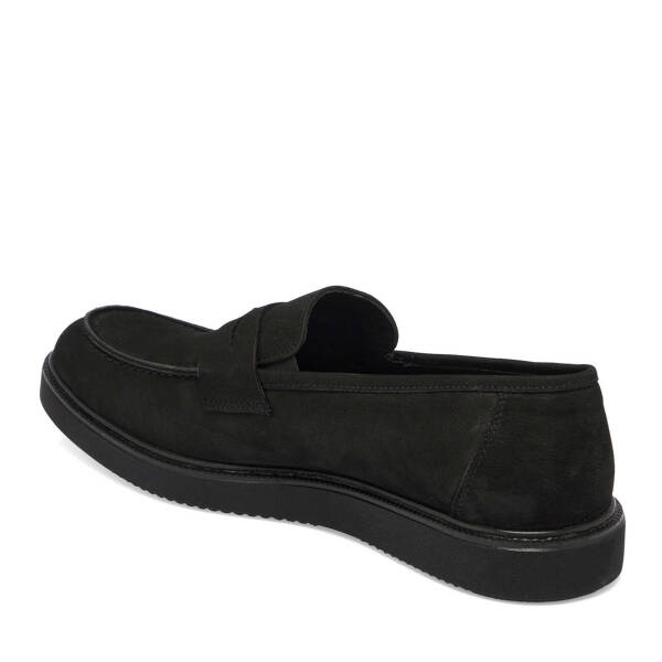 Siyah Nubuk Deri Erkek Loafer - E24S1AY57120-A64 - 2