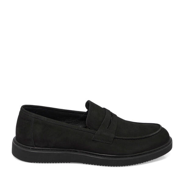 Siyah Nubuk Deri Erkek Loafer - E24S1AY57120-A64 - 3