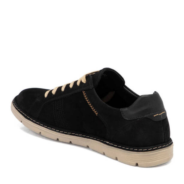 Siyah Nubuk Deri Erkek Sneaker - E24I1AY56777-A64 - 2