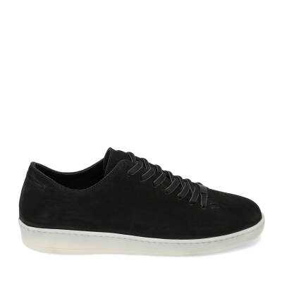  Siyah Nubuk Deri Erkek Sneaker - E24I1AY56831-A64 - 3