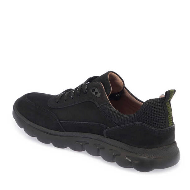 Siyah Nubuk Deri Erkek Sneaker - E24I1AY56904-A64 - 2