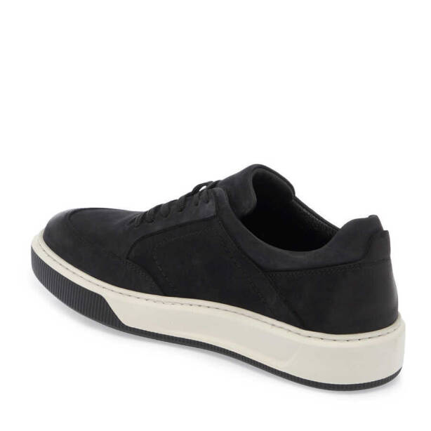 Siyah Nubuk Deri Erkek Sneaker - E24S1AY57046-A64 - 2