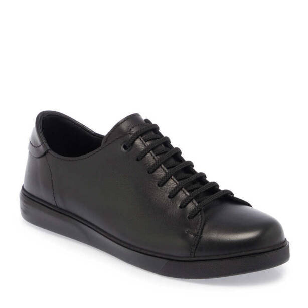 Siyah Nubuk Deri Erkek Sneaker - E24S1AY57093-A23 
