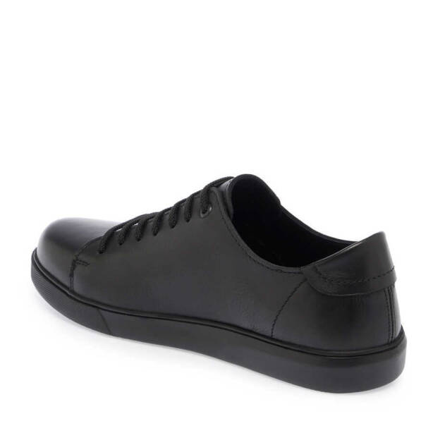 Siyah Nubuk Deri Erkek Sneaker - E24S1AY57093-A23 - 2