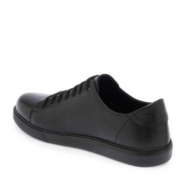 Siyah Nubuk Deri Erkek Sneaker - E24S1AY57093-A23 - 2