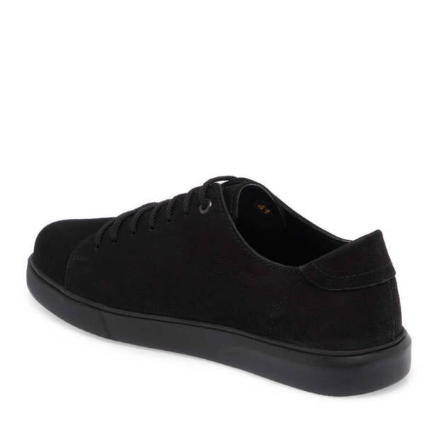 Siyah Nubuk Deri Erkek Sneaker - E24S1AY57093-A64 - 2