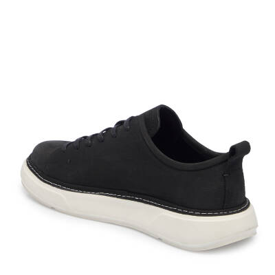Siyah Nubuk Deri Erkek Sneaker - E25I1AY57165-A64 - 2