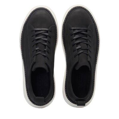 Siyah Nubuk Deri Erkek Sneaker - E25I1AY57165-A64 - 5