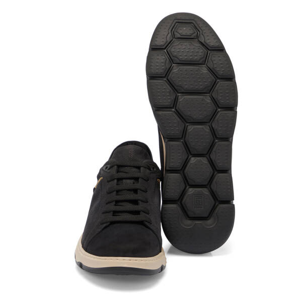 Siyah Nubuk Deri Erkek Sneaker - E25S1AY57428-A64 - 4