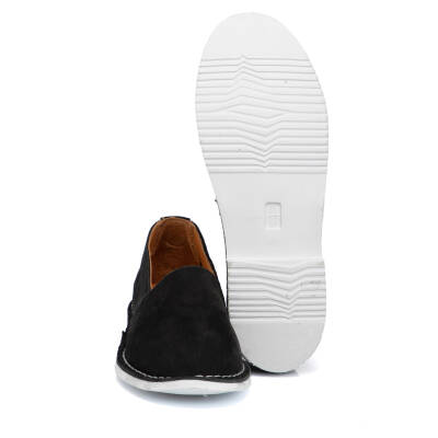  Siyah Nubuk Deri Kadın Casual Ayakkabı - K21I1AY65434-A64 - 4