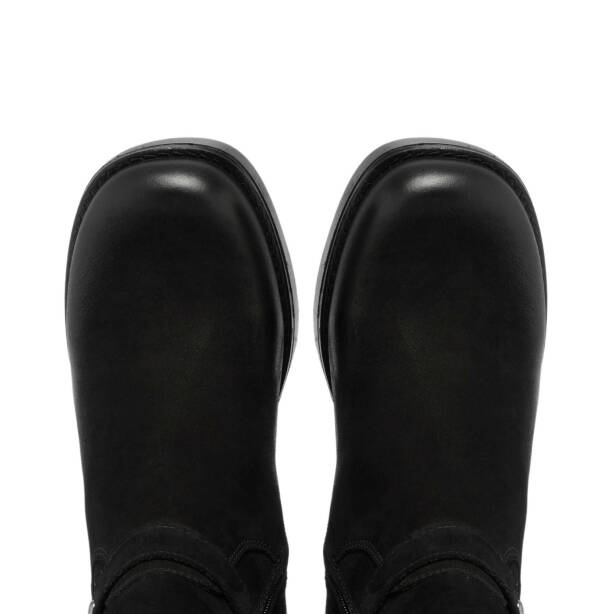 Siyah Nubuk Deri Kadın Klasik Bot - K24K1BT67653-A64 - 5