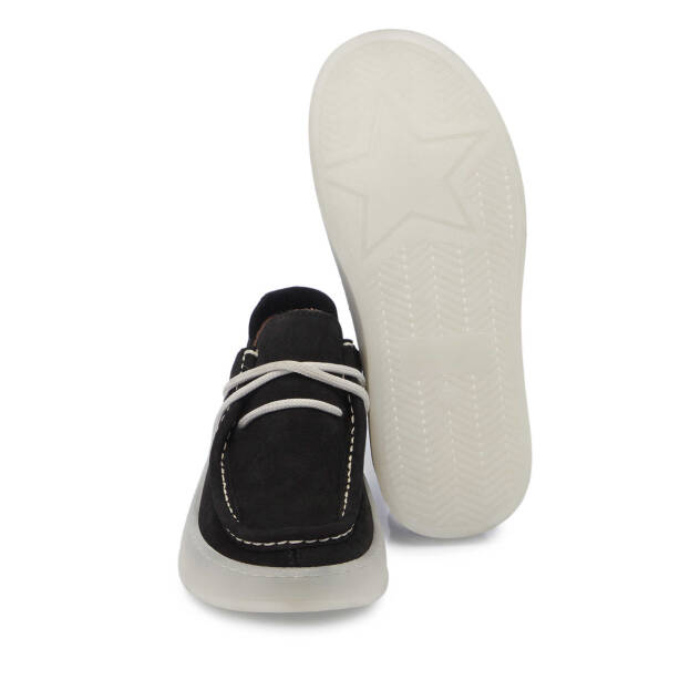 Siyah Nubuk Deri Kadın Loafer - K24I1AY67501-A64 - 4