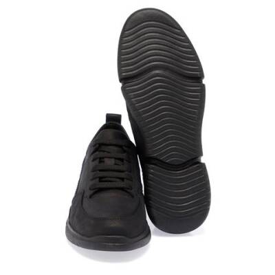  Siyah Nubuk Deri Kadın Sneaker - K23S1AY66982-A64 - 4