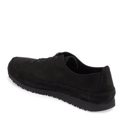 Siyah Nubuk Deri Kadın Sneaker - K24I1AY67268-A64 - 2
