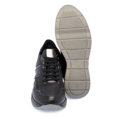  Siyah Nubuk Deri Kadın Sneaker - K25I1AY67944-A23 - 4