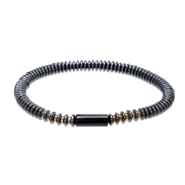 Siyah Onix Erkek Bileklik - E1BLK0410477-D62 - 1