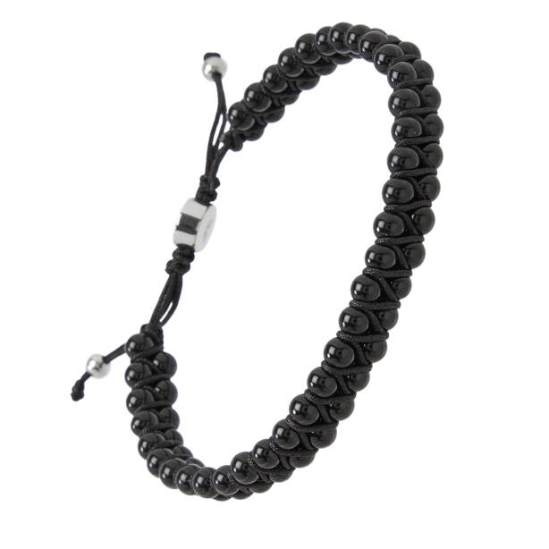 Siyah Onix Erkek Bileklik - E1BLK0410505-D62 - 2