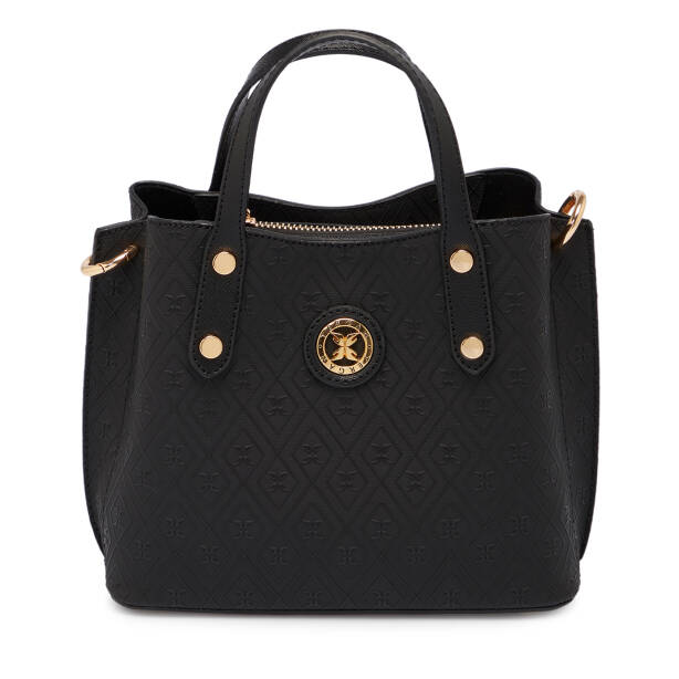 Siyah Print Kadın Çapraz Askılı Çanta - S1WPR0000806-R0P 