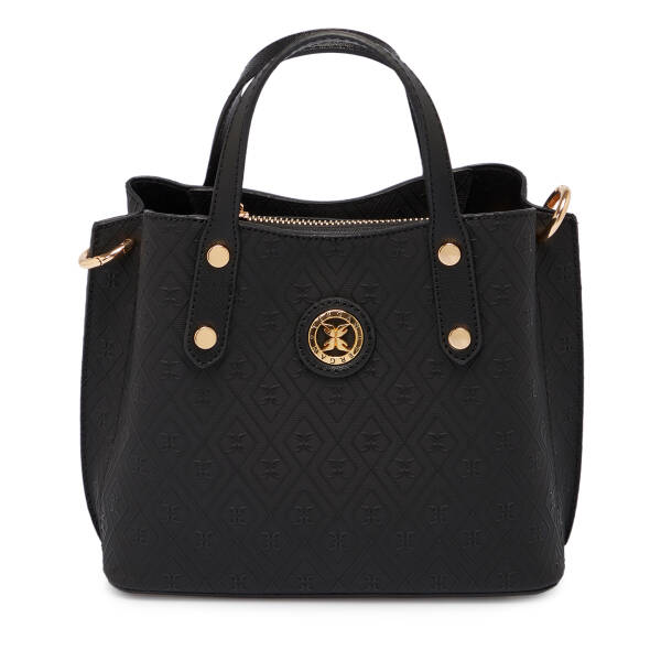 Siyah Print Kadın Çapraz Askılı Çanta - S1WPR0000806-R0P - 1