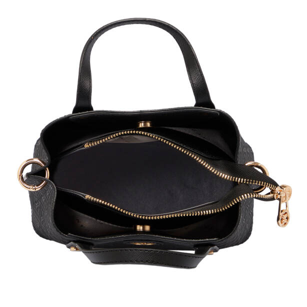 Siyah Print Kadın Çapraz Askılı Çanta - S1WPR0000806-R0P - Tergan